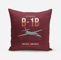 Thumbnail for B-1B Lancer design on dark red pillow