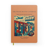 Thumbnail for VINTAGE G4382 - The Phone Booth Goodbyes - Designed Notebooks design on orange