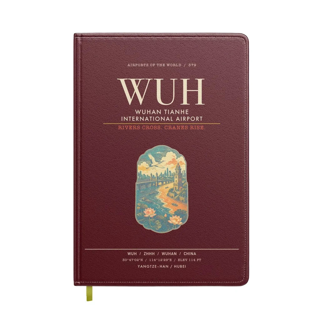 Wuhan Tianhe International Airport WUH - Dark Red