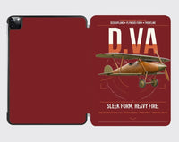 Thumbnail for Albatros D.Va design on dark red ipad tablet case