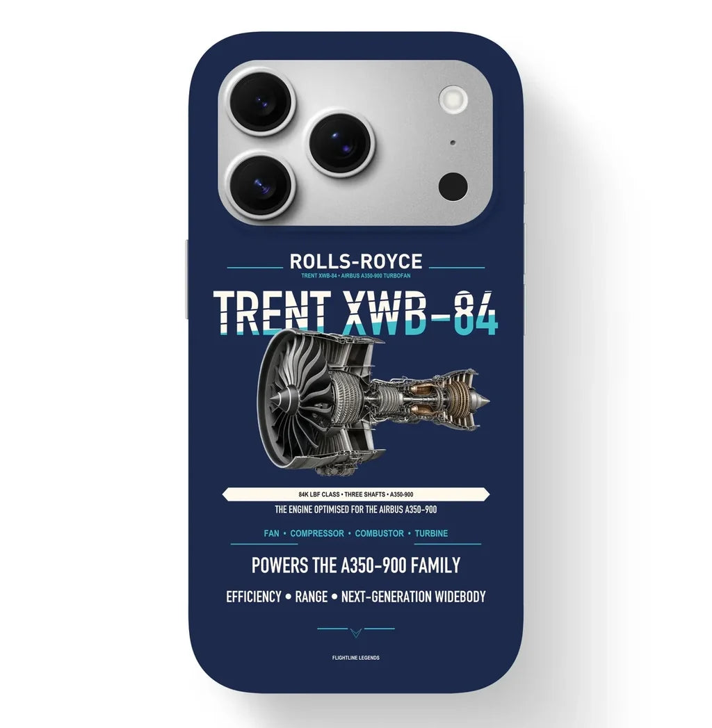 TRENT XWB-84 Case design on navy blue iphone case