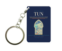 Thumbnail for Tunis-Carthage International Airport TUN Key Chain design on navy blue key chain