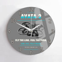 Thumbnail for DJI Avata 2 design on gray no frame wall clock