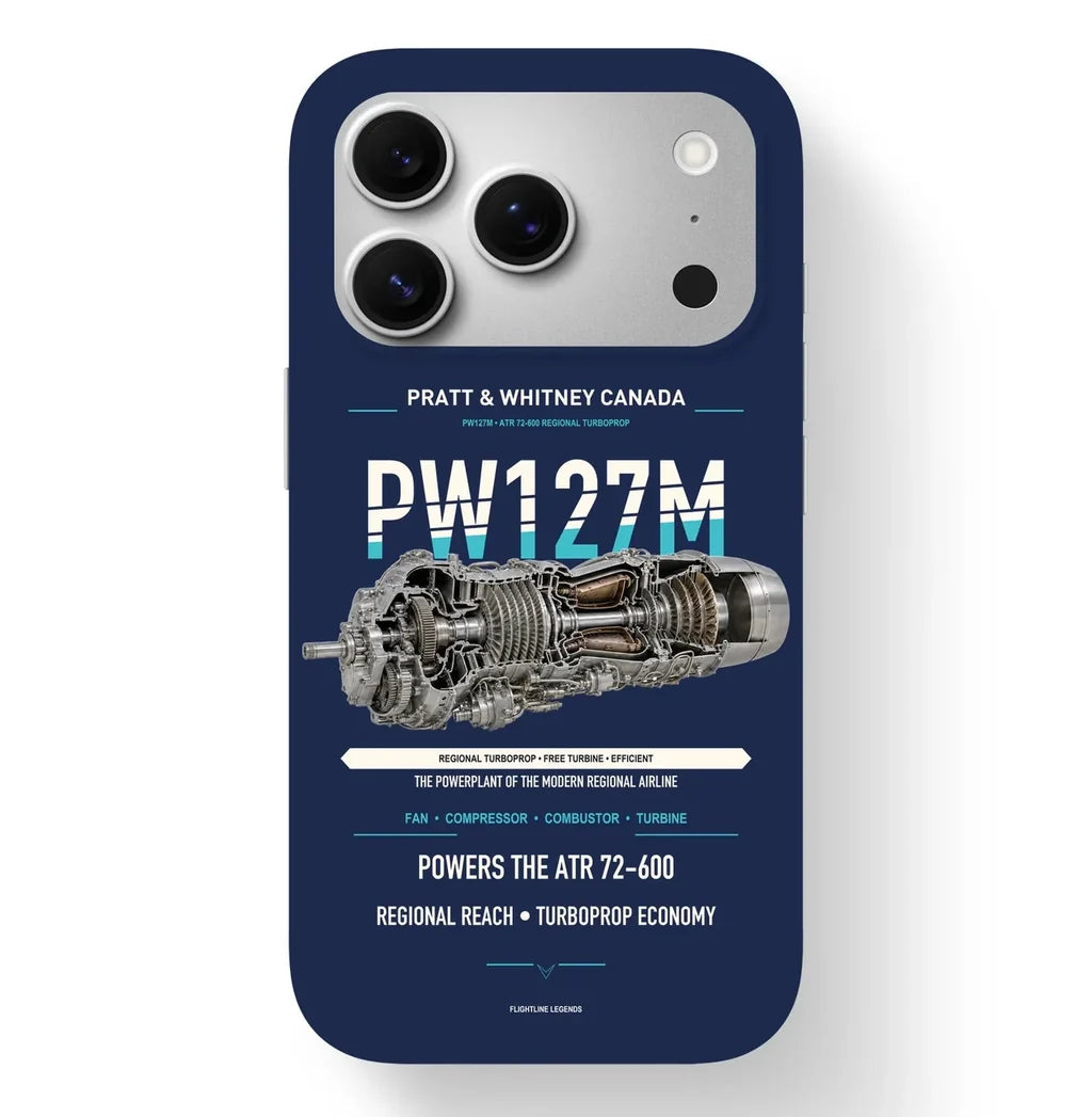 PW127M Case design on navy blue iphone case