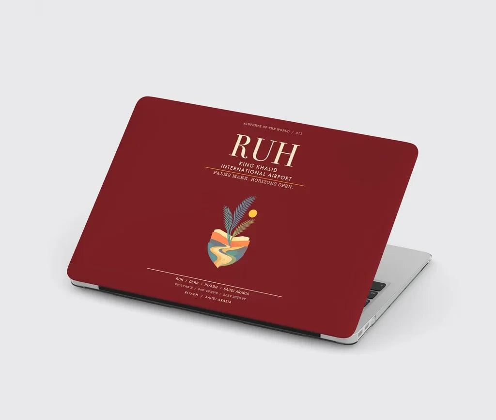 King Khalid International Airport RUH  Riyadh - Dark Red