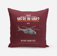 Thumbnail for Leonardo AW101 Merlin HM2 design on dark red pillow