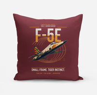 Thumbnail for F-5E Tiger II design on dark red pillow