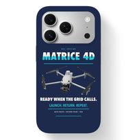 Thumbnail for DJI Matrice 4D Case design on navy blue iphone case
