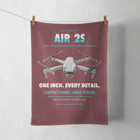 Thumbnail for DJI Air 2S design on dark red towel
