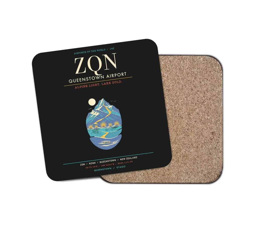Queenstown Airport ZQN - Wakatipu Alpine Gold - Black