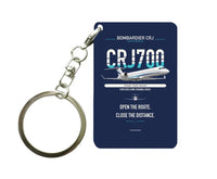Thumbnail for CRJ700 Key Chain design on navy blue key chain