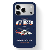Thumbnail for Leonardo AW109SP GrandNew design on navy blue magsafe iphone case, for iPhone 17 Pro