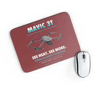 Thumbnail for DJI Mavic 3 Thermal design on dark red rectangle mouse pad
