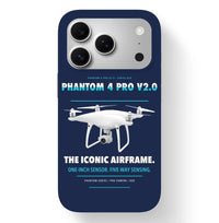 Thumbnail for DJI Phantom 4 Pro V2.0 Case design on navy blue iphone case