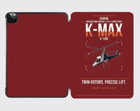 Thumbnail for Kaman K-1200 K-MAX design on dark red ipad tablet case