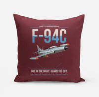 Thumbnail for F-94C Starfire design on dark red pillow