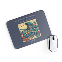 Thumbnail for VINTAGE G4452 - The Mechanic's Lunch Whistle - Designed Mouse Pads design on navyblue rectangle
