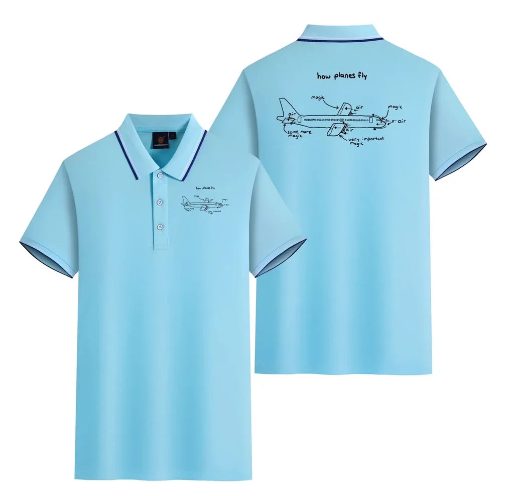 How Planes Fly Polo Shirt - view 12