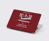 Thumbnail for McDonnell Douglas DC-9-30 design on dark red MacBook case