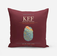Thumbnail for Keflavik Airport KEF - Dark Red