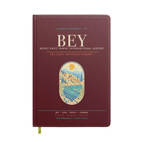 Thumbnail for Beirut Rafic Hariri International Airport BEY - Levantine Sea Current - Dark Red