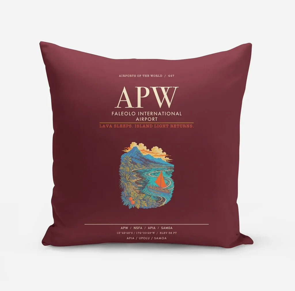 Faleolo International Airport APW - Dark Red