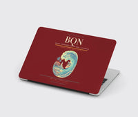 Thumbnail for Rafael Hernández Airport (BQN) design on dark red MacBook case