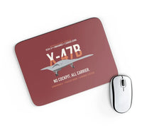Thumbnail for X-47B UCAS-D Carrier Wing Without a Cockpit design on dark red rectangle mouse pad
