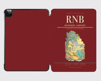 Thumbnail for Ronneby Airport (RNB) design on dark red ipad tablet case