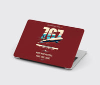 Thumbnail for Boeing 767-300F design on dark red MacBook case