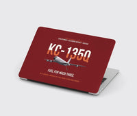 Thumbnail for KC-135Q Blackbird Tanker design on dark red MacBook case
