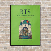 Thumbnail for M. R. Stefanik Airport BTS - Canvas Framed - Light Green
