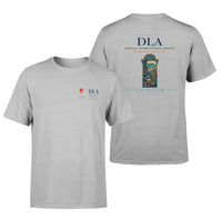 Thumbnail for Douala International Airport (DLA) design printed on light gray double-side t-shirt