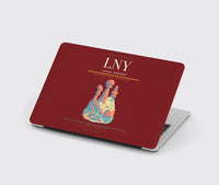 Thumbnail for Lanai Airport (LNY) design on dark red MacBook case