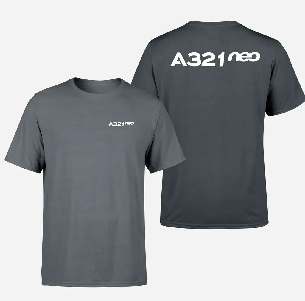 A321neo & Text Double-Side T-Shirts - view 12