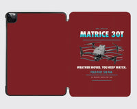 Thumbnail for DJI Matrice 30T design on dark red ipad tablet case