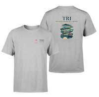 Thumbnail for Tri-Cities Airport (TRI) design printed on light gray double-side t-shirt