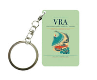 Thumbnail for Juan Gualberto Gómez Airport (VRA) design on light green key chain