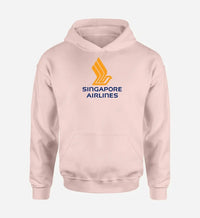 Thumbnail for Singapore Airlines logo on pink single side hoodie