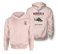 Thumbnail for Denel Rooivalk Mk 1F design on pink double-side hoodie, double-side print