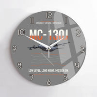 Thumbnail for MC-130J COMMANDO II design on gray no frame wall clock