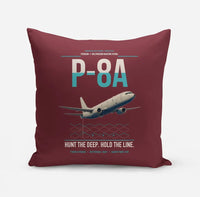Thumbnail for P-8A Poseidon design on dark red pillow