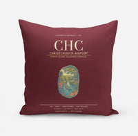 Thumbnail for Christchurch Airport CHC - Dark Red