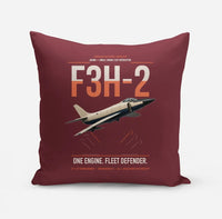 Thumbnail for F3H-2 Demon design on dark red pillow