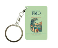 Thumbnail for Munster Osnabruck International Airport (FMO) design on light green key chain