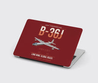 Thumbnail for B-36J Peacemaker design on dark red MacBook case