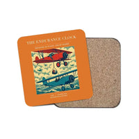 Thumbnail for The Endurance Clock - Designed Coasters design on orange 1-piece
