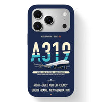 Thumbnail for Airbus A319neo Case design on navy blue iphone case