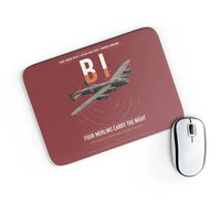 Thumbnail for Avro Lancaster B I design on dark red rectangle mouse pad