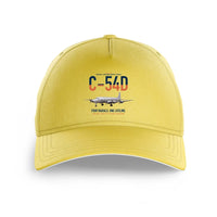Thumbnail for C-54D Skymaster design on yellow printed hat